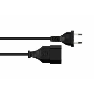 Jó kapcsolatok Euro-hosszabbító fekete 1m 145231421 - Hosszabbító