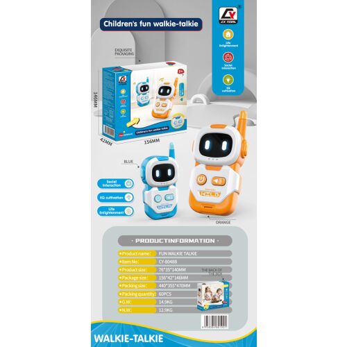 Robotikai Walkie-Talkie Készlet 145231582