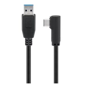 Microconnect USB3.1CA05A kabel USB USB 3.2 Gen 1 (3.1 Gen 1) 0,5 m USB A USB C Czarny 145231640 - Kabel USB