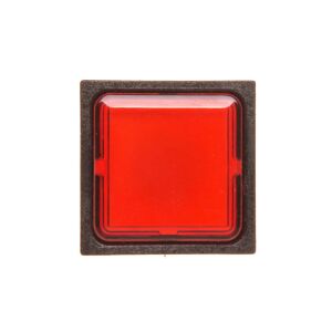Jelzőlámpa 25x25mm piros 24V AC/DC Q25LF-RT/WB 089104