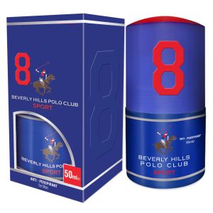 BEVERLY HILLS Polo Club 8 Férfi golyós dezodor 50 ml
