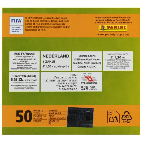 PANINI 2026 FIFA365 ADRENALYN XL 6 KÁRTYA 145232272