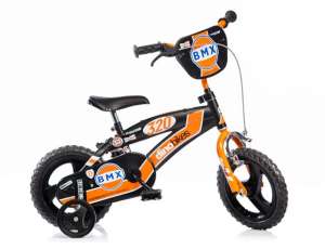 Dino Gyerekbicikli 12" #fekete-narancssárga 30433184 Gyerek kerékpárok