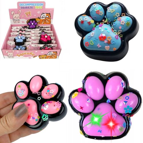 GNIOTEK SQUISHY VILÁGÍTÓ MACSKAPATA