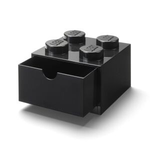LEGO asztalfiók 4 (fekete, pöckök)