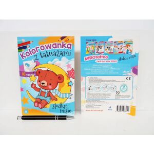 HERCEG. Tetoválás színező oldal - mackók 145233042 - Gyermek & Ifjúsági könyv