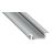 PROFIL DE ALUMINIU ARGINTIU TIP Z 1m + ABATJUR LAPTE 145233056
