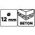 Betonfúró 12 x 200 mm 145233253