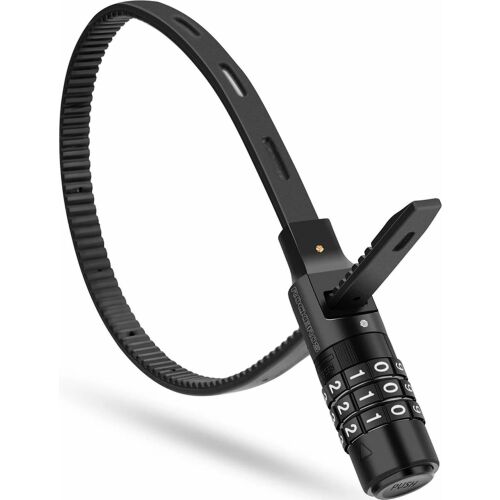 Kerékpár zár sisakzárhoz kombinációs zár 0,5m - fekete