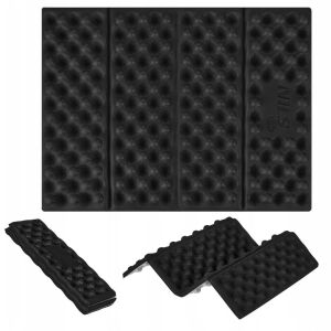 NC17105 Ülő Kempingpárna Alumínium Erősítéssel + IXPE 40 cm Fekete NILS CAMP