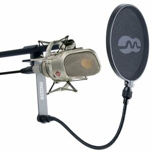 Mozos PS-3 Pop Szűrő Mikrofonhoz Hajlított Karral 25cm