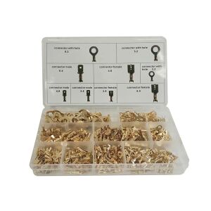 ZESTAW KONEKTORÓW SAMOCHODOWYCH 450szt. /SILVER 145234549 - Żuraw kablowy