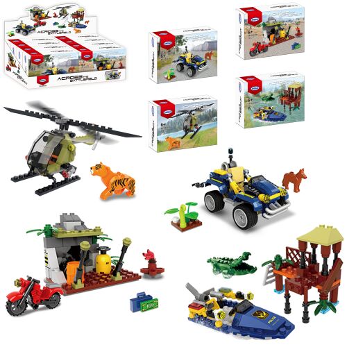 KLOCKI DŻUNGLA PRZYGODA +108 ELEMENTÓW