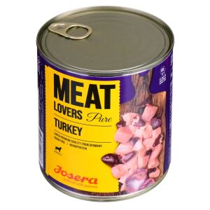 Josera Meatlovers Pure Pulyka nedves kutyaeledel 800g