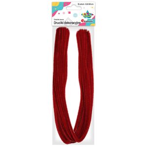 15 db-os díszszálas készlet, Titán, 0,6x50 cm, Piros
