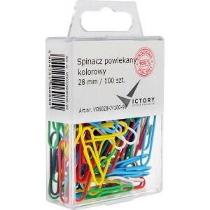 Biuro Zwycięstwa SPINACZE BIURO ZWYCIĘSTWA 28MM PAST.KOLOR OP-100szt 145235820 - Accesorii de birou