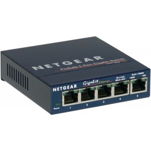 NETGEAR GS105 nem kezelt Gigabit Ethernet (10/100/1000) kapcsoló Kék