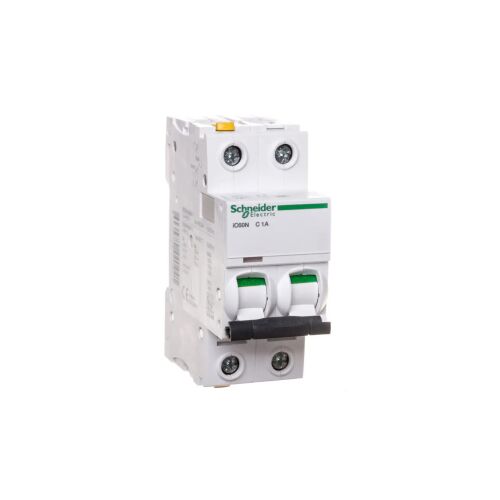 Schneider Electric Wyłącznik nadprądowy IC60N 2P 1A C - A9F04201 145236039