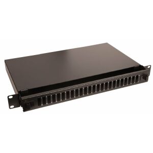Lanview 19" 1U 24 portos SC Duplex/LC optikai patchpanel