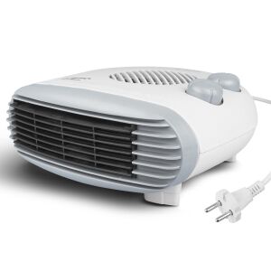 Fehér keskeny fűtőtest - LTC szabályozású hőventilátor 1000/2000W slim - 230V