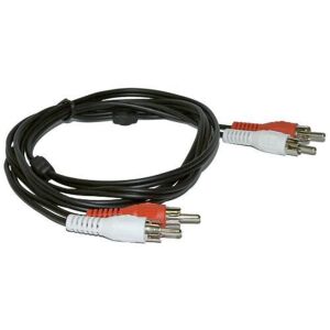 MicroConnect Stereo RCA kábel, 1,5 méteres sztereó RCA kábel 2 x RCA hím - 2 x RCA hím 145237183 - RCA kábel