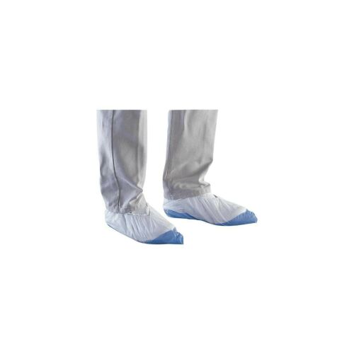 Cipővédők polipropilén megerősített talppal kék-fehér méretben Universal CORP SURCHPLUS /50 pár/
