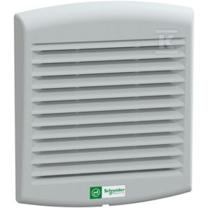 Ventilator ClimaSys, IP54, 85m3/h, 24V DC, cu grilă de evacuare și filtru G2 NSYCVF85M24DPF 145237625 - Tratarea aerului