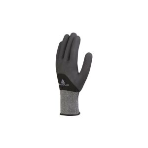 POLIÉSZTER/SPANDEX KÖTÖTT KESZTYŰ - NITRILBEVONAT A FOGÓFELÜLETEN ÉS A HÁTFELÜLET FELÉN PONTOSÍTVA - 15 ÖLTÉS 145237663 - Munkavédelmi kesztyű