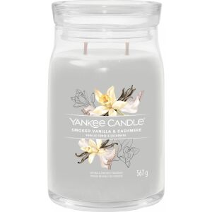 Yankee Candle Signature Smoked Vanilla & Cashmere Nagy Gyertya 567g 145237863 - Légfrissítő