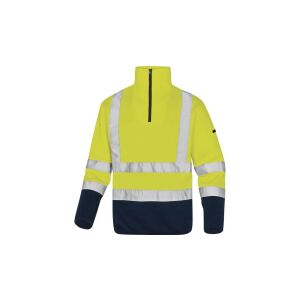 Bluza polară de avertizare imitație pulover culoare albastru-galben mărimea S MARHVJMPT 145237899 - Îmbrăcăminte de vizibilitate