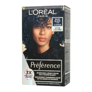 Loreal Preference Vivid Colors Hajfesték 1.102 Kék Fekete (Le Marais) 1 db