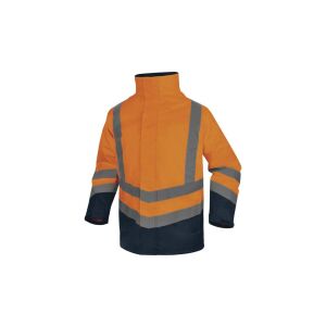 5 az 1-ben figyelmeztető dzsekka PU bevonatú poliészter oxfordból, OPTIMUM3, szín: fluo narancs-kék, méret: XL / OPTI3OMXG 145238034 - Építkezés & Felújítás