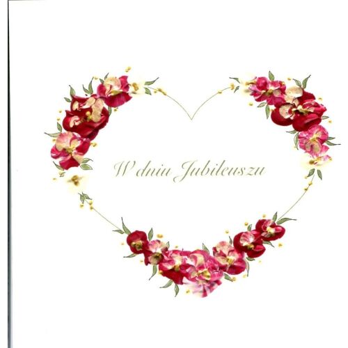 MAK Karnet Jubileusz Kwadrat J01 - Inimă 145238078