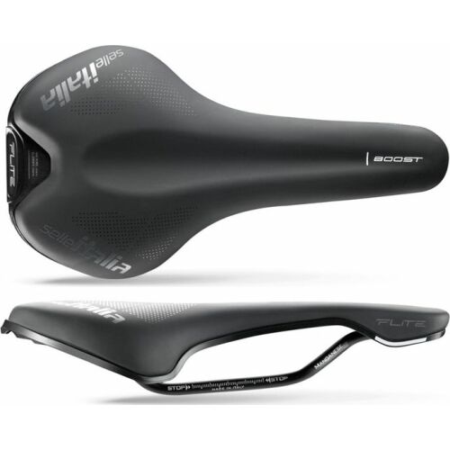 Selle Italia Nyereg SELLE ITALIA FLITE BOOST TM S (id match - S1) Manganese Tube 7, soft-tek, fekete (NEW) 145238262
