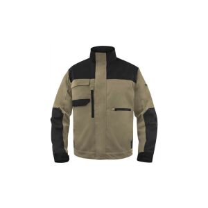 Munkapulóver MACH 5 pamut/poliészter M5VE3, szín: bézs-fekete, méret: 3XL / M5VE3BN3X