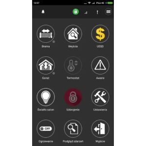 4G/2G LTE kommunikációs modul, 17VAC/24VDC, 8 bemenetek, 4 kimenetek, BasicLTE-PS-D4M 145238475 - Biztonságtechnikai kiegészítő