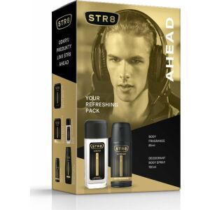 STR 8 ajándék szett előre (dezodor természetes spray 85ml+Deo spray 150ml)