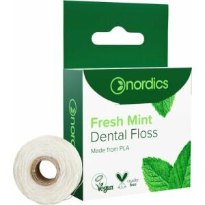 Nordics Organic Care Miętowa 50 m 145238806 - Nić dentystyczna