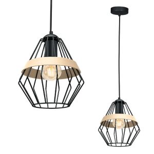 Pendelleuchte CLIFF BLACK 1xE27 145239478 - Lampen & Beleuchtung