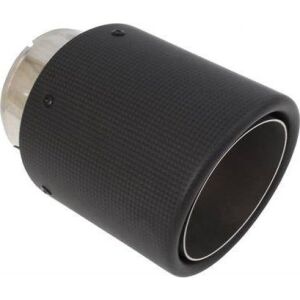 MTuning Końcówka tłumika 114mm wejście 76mm Carbon 145239633 - Pojazd i części