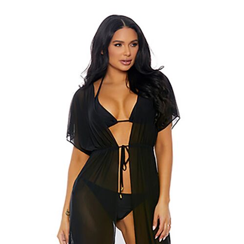 Forplay Tolu M Stroj kąpielowy bikini z kimono, czarny 145240209