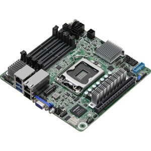 ASRock E3C256D4I-2T alaplap 1x LGA1200 Intel Xeon E-23XX C256 (4xDIMM, SATA, 1xM.2, 2x10GbE, IPMI) 145240351 - Számítógép és kiegészítő