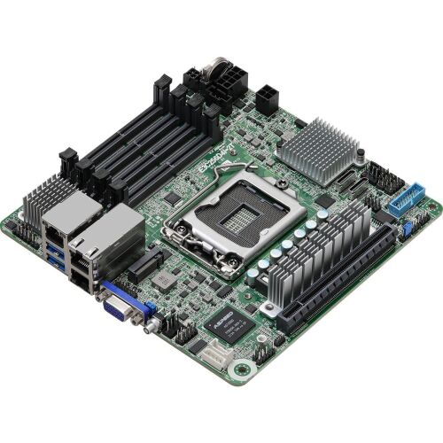 ASRock E3C256D4I-2T alaplap 1x LGA1200 Intel Xeon E-23XX C256 (4xDIMM, SATA, 1xM.2, 2x10GbE, IPMI)