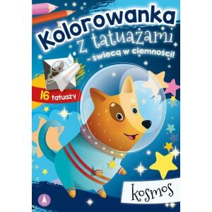 Skrzat Színező tetoválásokkal világít a sötétben.Űr 76066