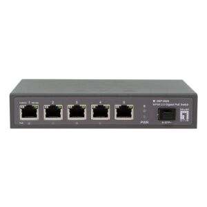 LevelOne Switch 6x GE GEP-0625 2.5GbE 57W 8xPoE+ kapcsoló
