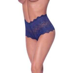 Magic Silk Exposed Szorty niskim állású és nyitott zóna S/M fekete