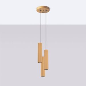 Függő lámpa KARBON 3P arany 145241521 - Lámpa & Világítás