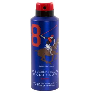 BEVERLY HILLS Polo Club 8 Férfi dezodor spray 175 ml