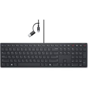 Dell Collaboration Keyboard | KB525C | Billentyűzet | Vezetékes | Litván (QWERTY) | Fekete | USB-C