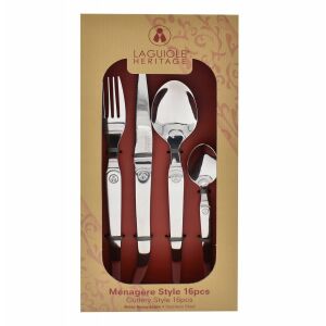 Laguiole 16 részes evőeszköz-készlet rozsdamentes acélból 145242170 - Evőeszköz készlet